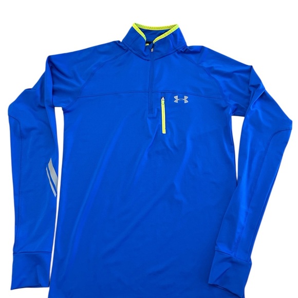 Under Armour Men's Long Sleeve Half Zip Athletic Shirt - Mens Small - Picture 1 of 2